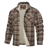 Men's European and American autumn-winter insulated cotton jacket with hood